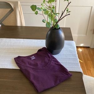 Pink shirt with short sleeves